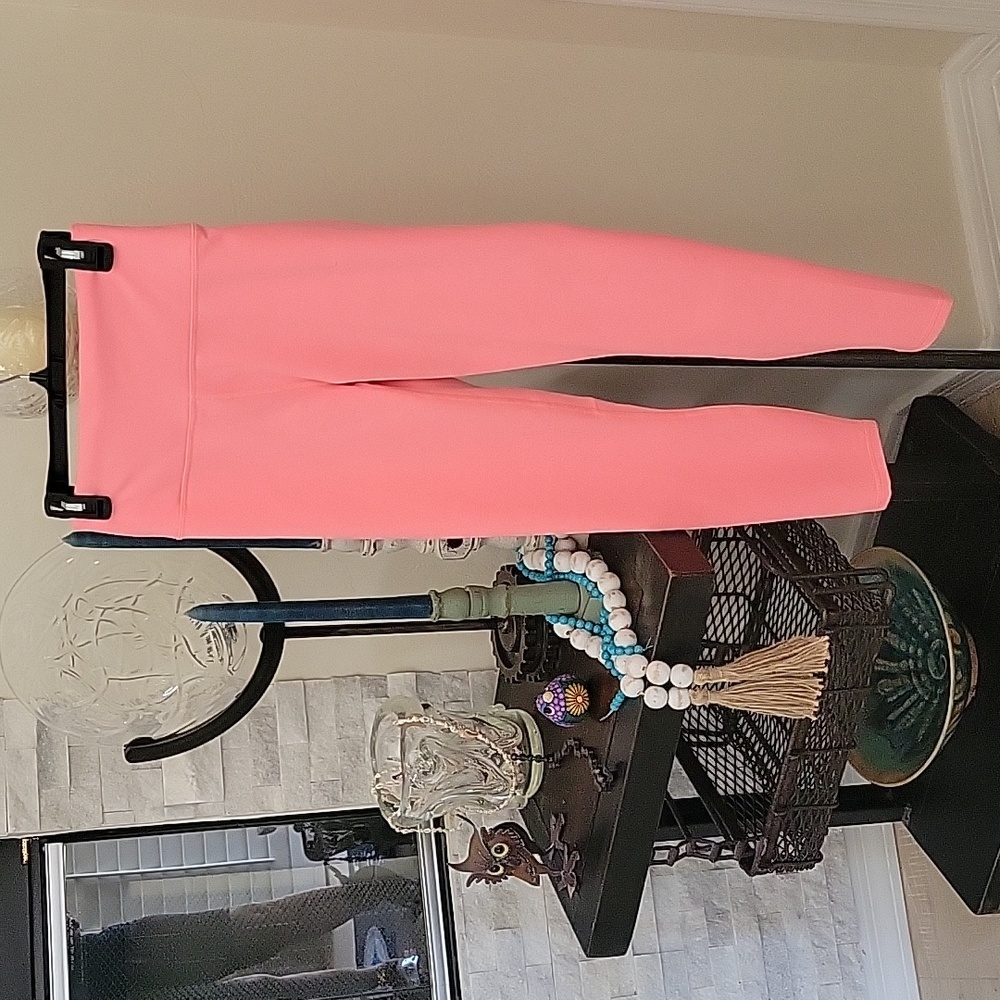Fabletics The Define Leggings, Peach Size Medium